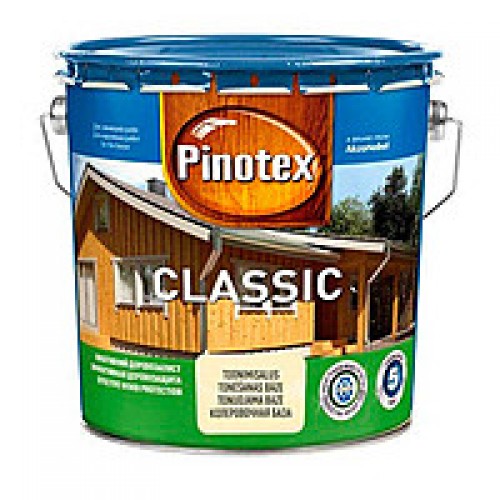 Pinotex Classic -Защитно-декоративный состав для древесины с полуглянцевым покрытием 1 л
